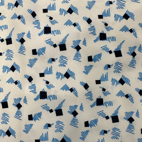 Button Up Shirt Bundle of 2 Mens S Blue Flamingo Geometric Print Short Sleeves - Picture 7 of 12